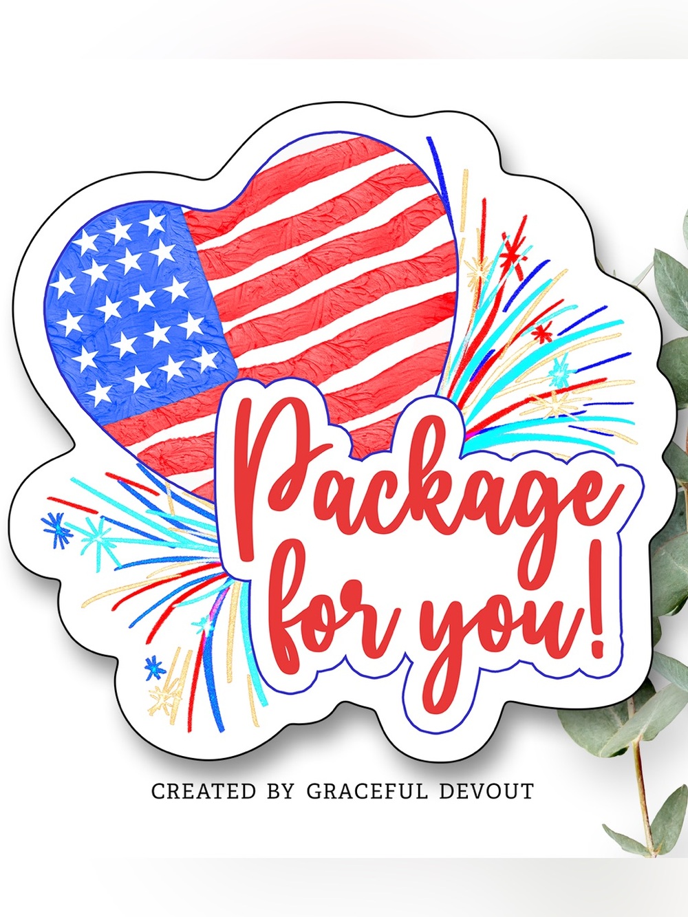 Package For You!!- 2" (inches) (96ct.) Stickers